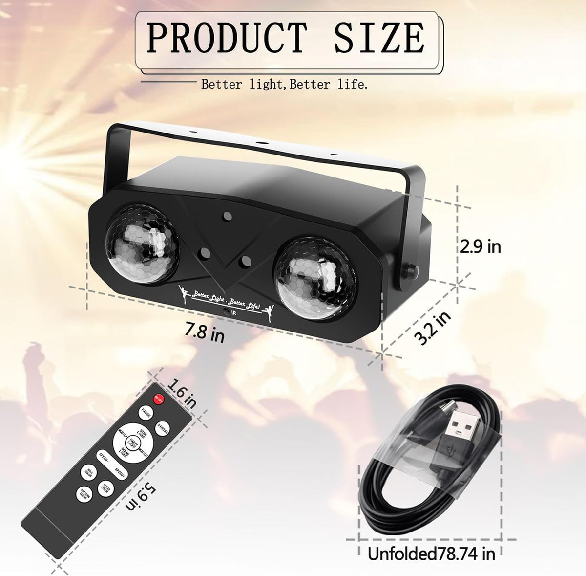 Party Lights Starry Sky Projector Ocean Wave Projector 3 in 1, DJ Dicso Ball Home Light with Remote Control, Suitable Parties Night Light Bedroom Home Theater Ceiling Room Decor Magic Corridor