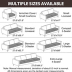 Fixwal Waterproof Flannel Dog Couch Cover, 27.6" x 59", Dark Brown | Integrated - Image 2