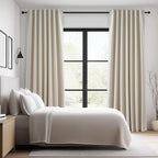 Topfinel Beige 90 Inch Thermal Blackout Curtains - Image 7