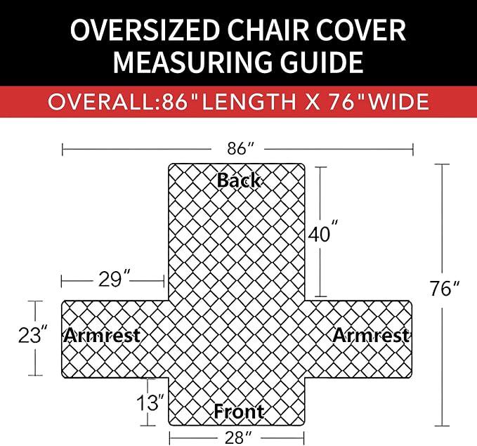 Easy-Going Reversible Couch Cover, Oversized Chair, Taupe/Ivory | Machine - Image 6