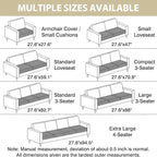 Fixwal Waterproof Flannel Dog Couch Cover, 27.6" x 82.7", Coffee | Integrated - Image 7