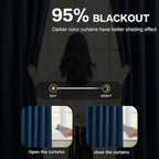 Extra Wide Patio Sliding Door Curtains 95 Inces Long 2 Panels, Vertical Blinds - Image 3