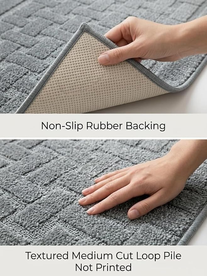 Runner Rug 15 ft, Non-Slip Washable Rug, Rubber Backing, Rolled in Box - Image 3