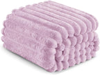 Exclusivo Mezcla Striped King Size Fleece Blanket - Image 6