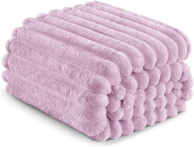 Exclusivo Mezcla Striped Queen Size Fleece Blanket - Image 6