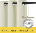NICETOWN Blackout Living Room Curtain 90 inches Long - Image 3