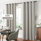 Yakamok Oatmeal Linen Textured Curtains 72 Inches Long - Image 7