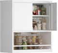 Wall Cabinets,Garage Metal Storage Cabinet with Shelf,Wall Storage Cabinet with Locking Door,Steel Cabinets for Kitchen,Home Office,Basement