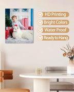 AbcCustomize Canvas Prints with Your Photos, Custom Canvas for Living Room and Bedroom Decor, Personalized gifts for Friends Lover and Family, Canvas Wall Art for Gifts & Keepsakes, Ready to Hang