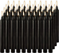 Spell Chime Candles 40 pcs Black Candles, 4" Tall Unscented Mini Taper Candle for Witchcraft, Wiccan Altar, Magic Tools, Rituals, Prayer, Meditation and Party Decoration