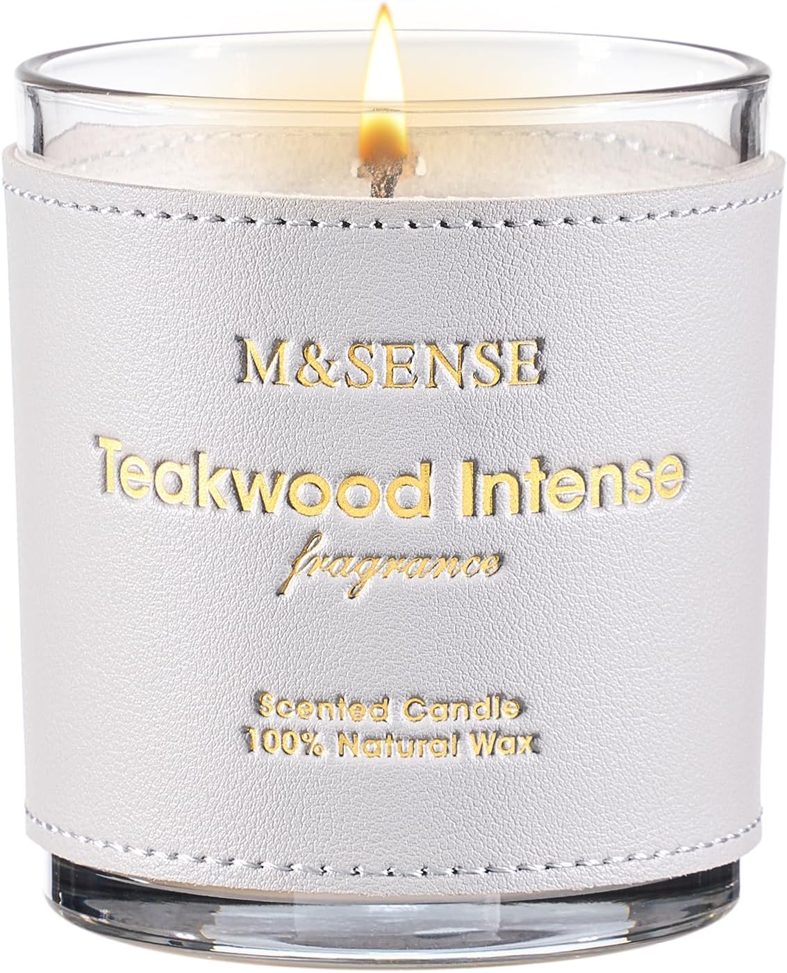 M&SENSE Mint Lavender Scented Soy Candles - Vegan, Heavy Scented, No Toxin Relaxing Candles for Stress Relief, 10oz 42-Hour Burn Time, Housewarming Gift for Women Man