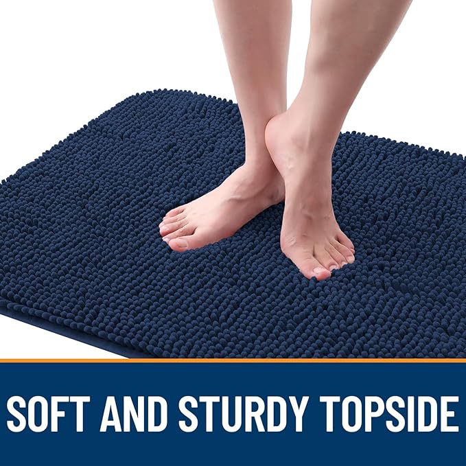 OLANLY Dog Door Mat for Muddy Paws 40x24, Super Absorbent Chenille Mud Mat | - Image 4