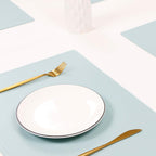Set of 8 Faux Leather Placemats, PU Table Mats, Waterproof, Stain Resistant, Heat Resistant, Non-Slip Easy to Clean for Kitchen, Dining, Conference Tables
