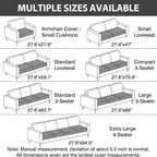 Fixwal Waterproof Flannel Dog Couch Cover, 27.6" x 70.9", Dark Grey | - Image 2