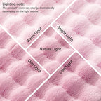 Pink Rabbit Plush Rug 2'x3', Fluffy Shaggy Area Rug - Image 6