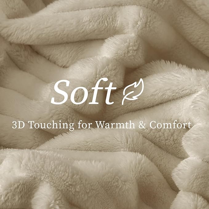BEDELITE Ribbed Twin Blanket for Couch & Bed, Warm Yet Lightweight, Ribbed - Image 5