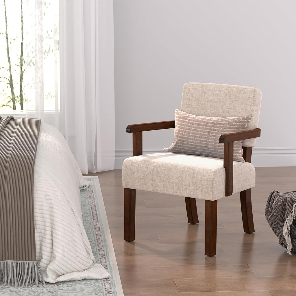 Accent Chair, Oversize Living Room Chairs with Soft Seat & Armrests for Living & Dinning Rooms