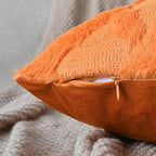 Set of 2 Soft Moroccan Throw Pillow Covers 22x22 Inch Plush Boho Decorative - Image 2