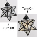 Modern Glass Pendant Lights Dining Room Chandeliers Lighting for Kitchen Island Light Fixture Hanging Light with Warm Light Bulb