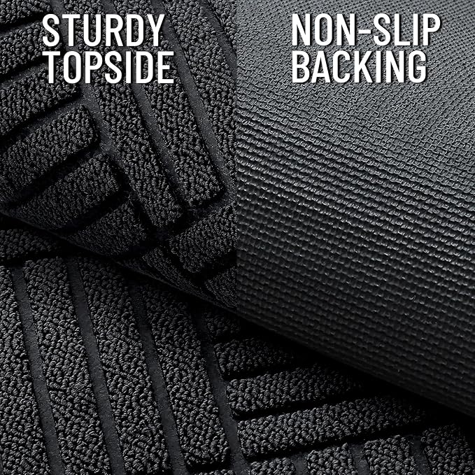 OLANLY Front Door Mat Outside Entrance 47x32, Waterproof Heavy-Duty Doormat | - Image 4