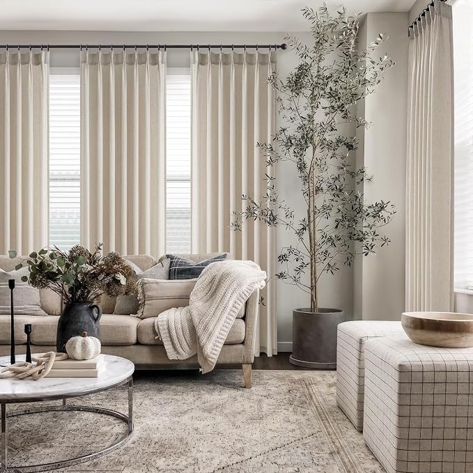 Pinch Pleated 92 Inch Curtains - Image 6