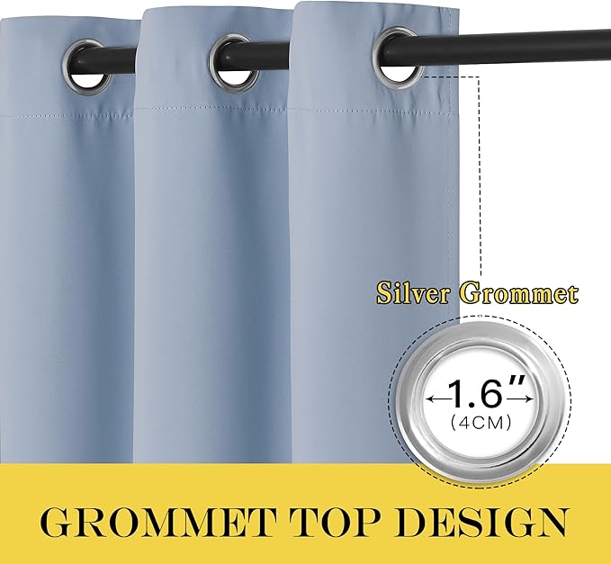 NICETOWN Blackout Curtains 120 inch Length - Image 6