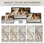 DMOYEST 9x12 Washable Area Rug: Abstract Modern Non-Slip Carpet, Soft Low Pile - Image 8