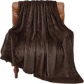 BEDELITE Fleece Blanket Soft Plush Twin Size Blanket Brown 60"x80" | Ultra Soft by BEDELITE