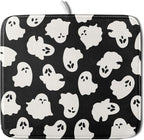 Halloween Dish Drying Mat for Kitchen Counter Cute Ghost Holiday Super Absorbent Reversible Microfiber Kitchen Countertop Protector Dishes Pad Small 16x18 inch