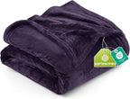 Utopia Bedding Ultra Soft Fleece Bed Blanket Twin Size Purple | Microfiber by UTOPIABEDDING