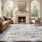 4x6 Ft Area Rugs for Living Room, Soft Non-Slip Washable Rugs Modern Abstract - Image 3