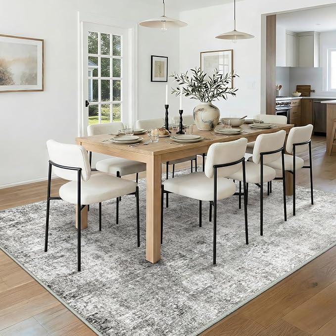 RELEANY Washable 5'x7' Abstract Area Rug - Image 3