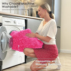 OLANLY 3x5 Machine Washable Small Bedside Rug, Soft Fluffy Shaggy Rugs - Image 2