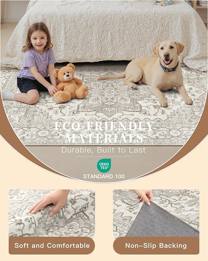 Madane 4x12 Wide Hallway Runner Rug Washable - Image 5