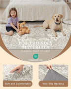 Madane 4x10 Wide Hallway Runner Rug Washable - Image 5