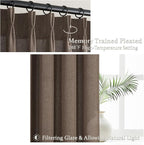 Memory Trained Pinch Pleated 102 Inch Extra Long Curtains - Image 3