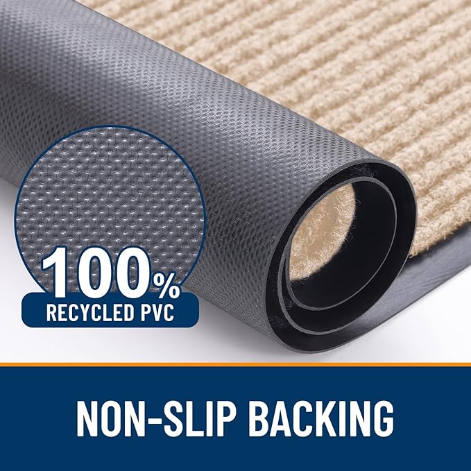 OLANLY Front Door Mat 35x23, Waterproof Heavy-Duty Indoor Outdoor Doormat | - Image 3