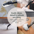 Dupray Neat Steam Cleaner with 18-Piece Kit – (Neat with the Awesome Bag) Powerful, chemical-free cleaning for floors, cars, tiles, grout, and more. *Kills 99.9% of Bacteria and Viruses