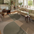 Lahome Modern Rainbow 8x10 Rug, Natural Brown Easy Jute Indoor Outdoor Rug | by Lahome