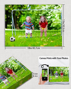 AbcCustomize Canvas Prints with Your Photos, Custom Canvas for Living Room and Bedroom Decor, Personalized gifts for Friends Lover and Family, Canvas Wall Art for Gifts & Keepsakes, Ready to Hang