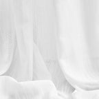 MYSKY HOME Short Curtains for Bedroom Small Windows, Light Filtering Sheer - Image 8