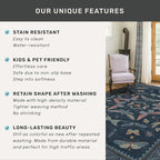 Vintage 2'6"x8' Kitchen Rugs Washable, Non Slip 8ft Long Rugs - Image 6