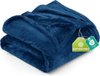 Utopia Bedding Ultra Soft Fleece Bed Blanket Queen Size Navy | Microfiber Plush by UTOPIABEDDING