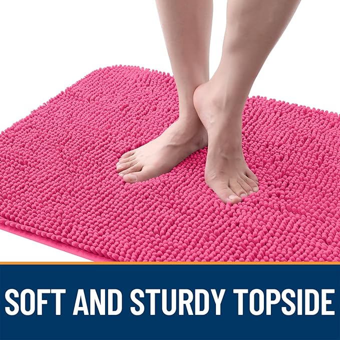 OLANLY Dog Door Mat for Muddy Paws 70x46, Super Absorbent Chenille Mud Mat | - Image 4