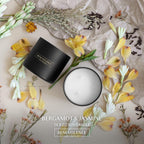 Benevolence LA 3 Wick Candle, Bergamot & Jasmine Large Scented Candle | Soy Candles | Gifts for Women and Men | Home Fragrance | Aromatherapy | Bathroom Freshener | 14.5 Oz, 45 Hour Burn