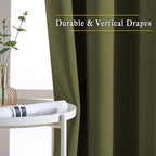 NICETOWN 45 inches Bedroom Curtains Panels - Image 3