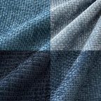 MIULEE Decorative Chenille Euro Pillow Covers Blue Series 24x24 Pack of 4 | - Image 2