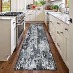 RELEANY Washable Runner 2'x6' Abstract Area Rug - Image 3