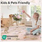 Soalmost Dog 5x7 Pink Area Rugs - Image 5