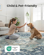 AMADA HOMEFURNISHING 2x5 Washable Runner Rug, Low-Profile Kitchen Rugs - Image 4
